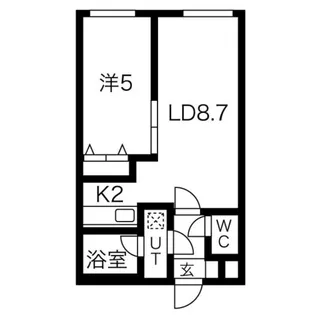 ecoa豊平公園【4階】の間取り