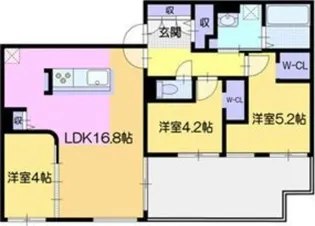 仮)シューレジデンス元町【1階】の間取り