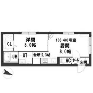 グランメール月寒EAST【4階】の間取り