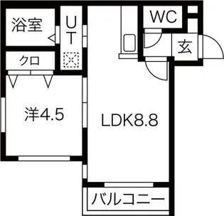 ソラーナレジデンス【4階】の間取り