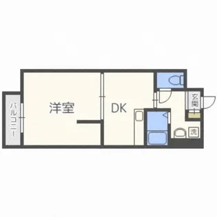 アクアトピア南郷通II【502号室】の間取り