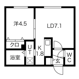 ガーデンコート美園【3階】の間取り