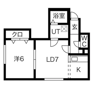 イクシオンNS II【201号室】の間取り