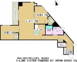 カーサ・ライフ南平岸【3階】の間取り