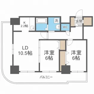 ティアラタワー中島倶楽部(III)【30階】の間取り