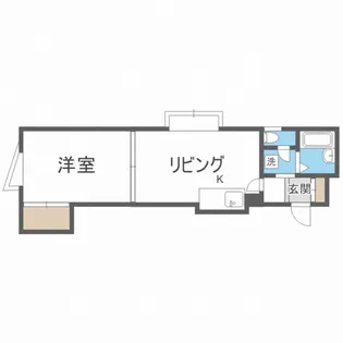 プレミエール南郷A【103号室】の間取り