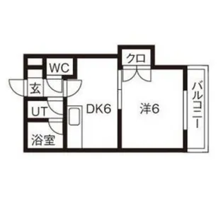 リゾルテ白石【2階】の間取り