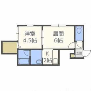 エリート【106号室】の間取り