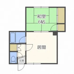 晴岳荘【102号室】の間取り