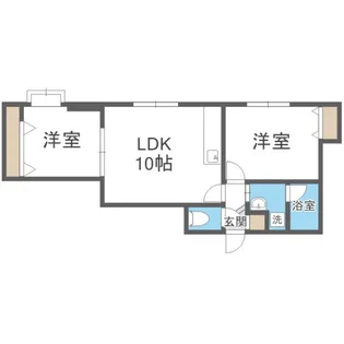 メイプルコート【4階】の間取り