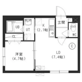 ルチアーノ白石【2階】の間取り