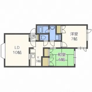 グラシア北郷 III【1階】の間取り