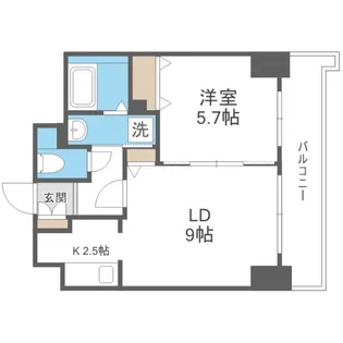 ティアラタワー中島倶楽部(I)【9階】の間取り