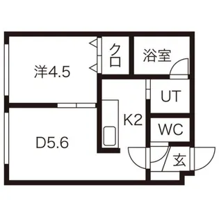 ローヤルハイツ水車町【2階】の間取り