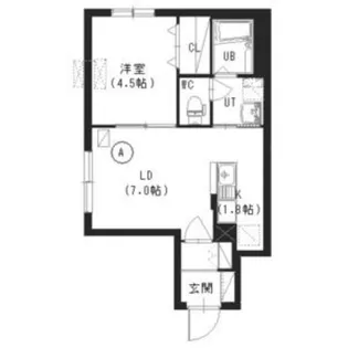 cocoLu(ココル)【1階】の間取り