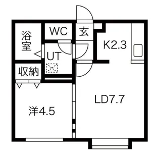 ノラヴェール【3階】の間取り