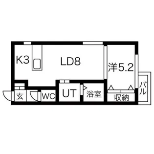 ASTER【401号室】の間取り