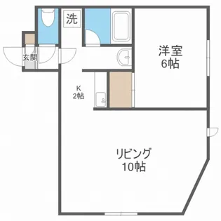 PLACE南郷【301号室】の間取り