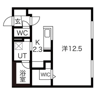 ゼフィランサス水車町【3階】の間取り
