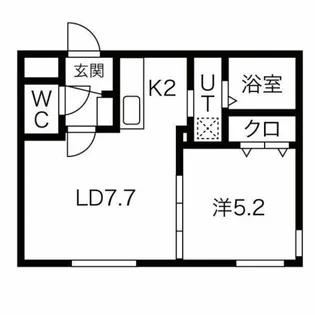 SMILE ARK・M【4階】の間取り