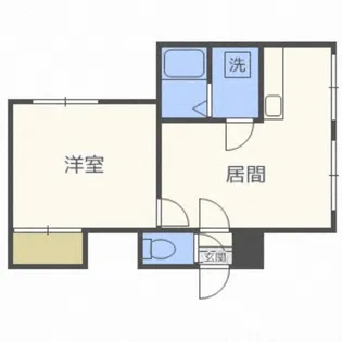 ニュープラム平岸【203号室】の間取り