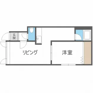 グリーンハイツ【102号室】の間取り