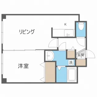 ノースパレス福住参番館【402号室】の間取り
