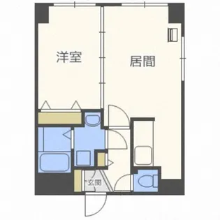ノースパレス福住壱番館【4階】の間取り