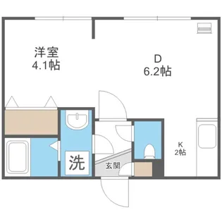 Fill Rise【2階】の間取り