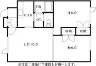 コーポおち【203号室】の間取り