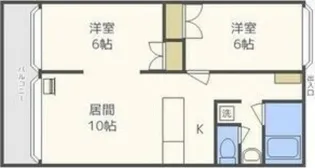 シャレード藤Ⅰ【4階】の間取り