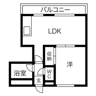 レインボーKAZU【102号室】の間取り
