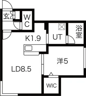 カサトレス白石【3階】の間取り