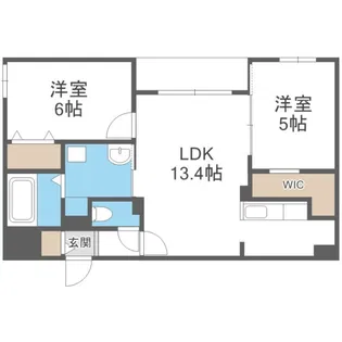 仮)シキレジデンス南平岸【203号室】の間取り