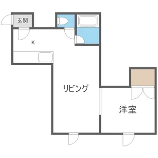 キラメック2号館【106号室】の間取り