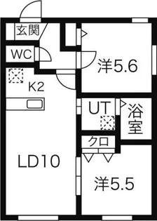 GARE中の島【4階】の間取り