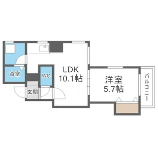 ブルーミン本郷【3階】の間取り