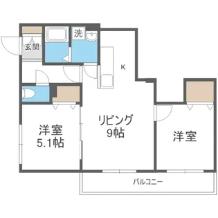 ファミリーコート福住14【3階】の間取り