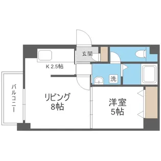 アプフェル美園【4階】の間取り