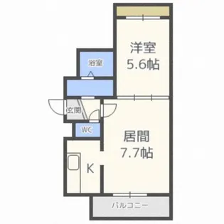 グランデ・カーマ28【4階】の間取り