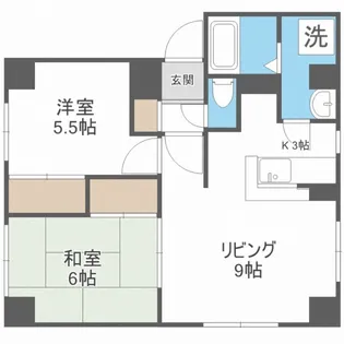 メゾンドゥレーヴ【4階】の間取り