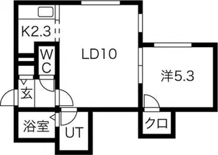 ノーマルヒル本町【105号室】の間取り