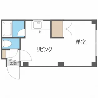 ウォーター通A【1階】の間取り