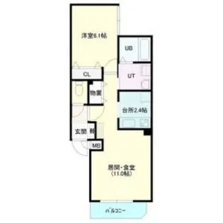 アリア平岸【3階】の間取り