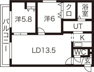 サラベルヴェデーレ【5階】の間取り