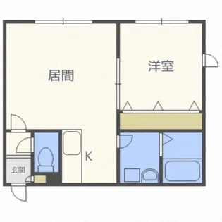 ラ・ヴェスタ平岸【102号室】の間取り