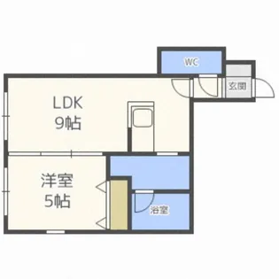 ラヴィーニュI【105号室】の間取り