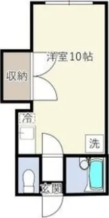INOVE札幌平岸2条【411号室】の間取り