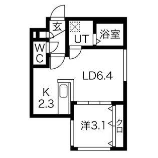 グランド中の島【1階】の間取り