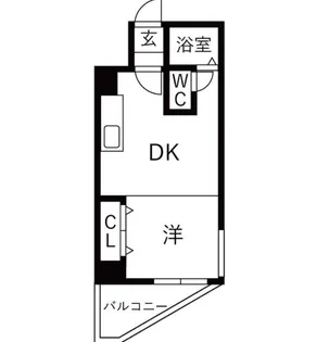 パークヒルズ5条【203号室】の間取り